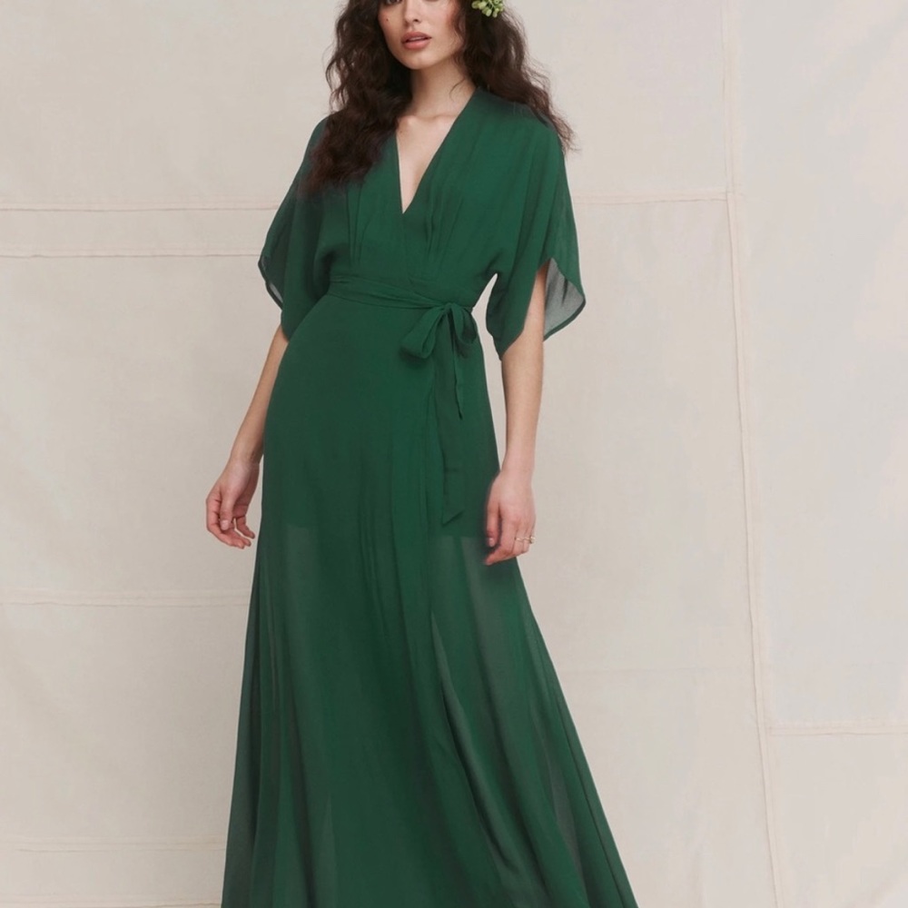 Reformation Emerald Winslow Dress